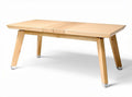 Stół rozkładany z drewna sosnowego 150 x 75 x 75cm naturalny kolor